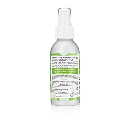 Mambino Organics Anti-Bug Mosquito Repellent Spray – All Natural, DEET-Free, ...