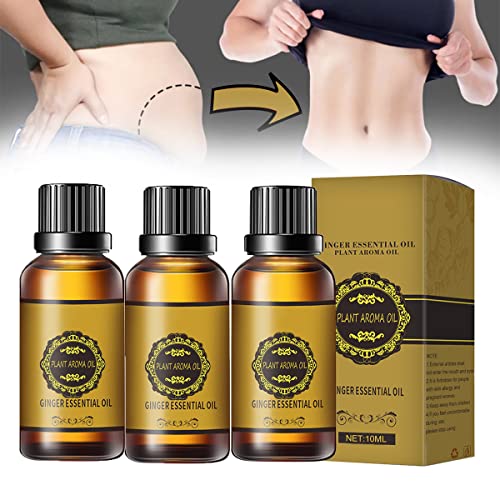 Belly Drainage Ginger Oil, Lymphatic Drainage Ginger Oil, Slimming Tummy Ging...