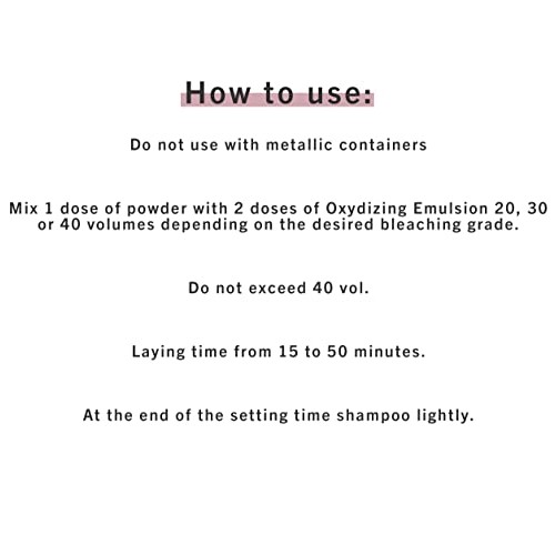 MANE HEAD Violet Premium Dust Free Bleaching Powder For Hair 9+, Hair Bleach ...