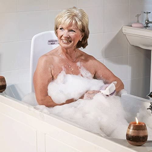 Mangar Archimedes Bath Lift Chair for Elderly Adults - Bottom Non-Slip Suctio...