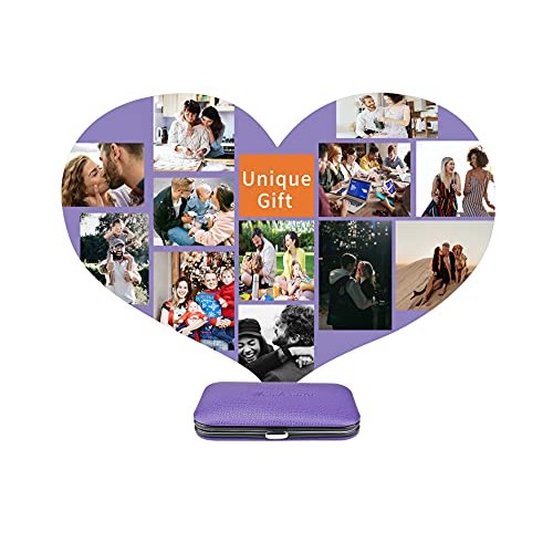 Manicure Set, 12 PCS Stainless Steel Manicure Kit with Fingernail Clippers an...