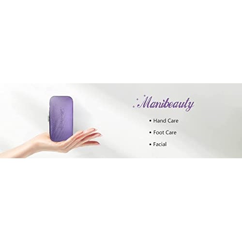 Manicure Set, 12 PCS Stainless Steel Manicure Kit with Fingernail Clippers an...