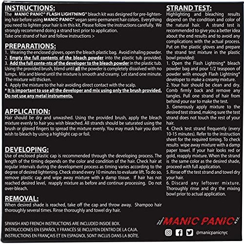 MANIC PANIC Flash Lightning Hair Bleach Kit 30 Vol