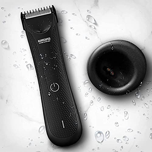 MANSCAPED™ Electric Groin Hair Trimmer, The Lawn Mower™ 3.0, Replaceable Cera...