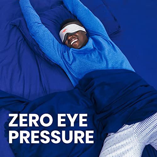 Manta Sleep Mask - 100% Light Blocking Eye Mask, Zero Eye Pressure, Comfortab...