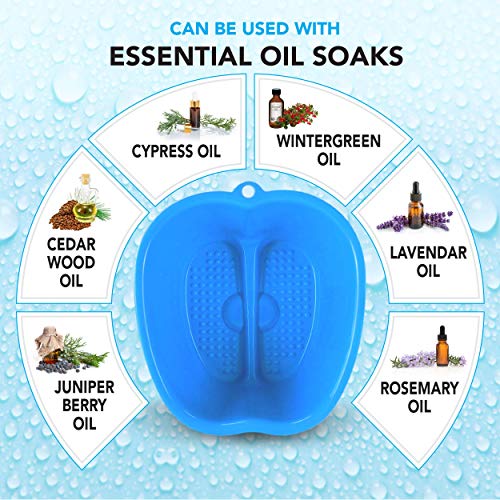 Mantello Foot Soaking Bath Basin - Extra Large Foot Soaking Tub - Pedicure Fo...