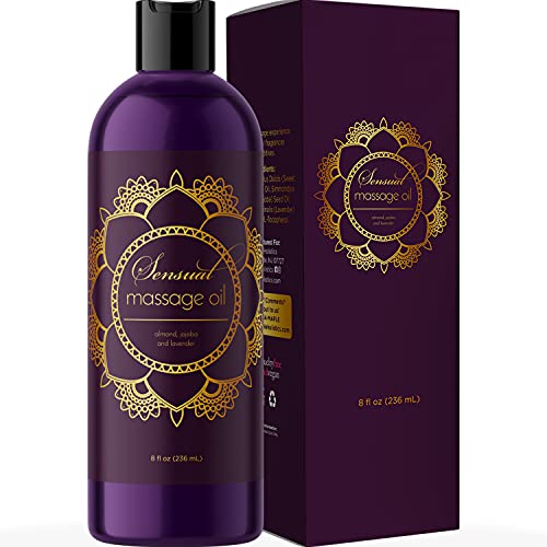 Aromatherapy Sensual Massage Oil for Couples - Aromatic Lavender Massage Oil ...