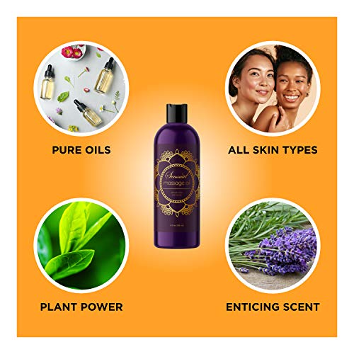 Aromatherapy Sensual Massage Oil for Couples - Aromatic Lavender Massage Oil ...