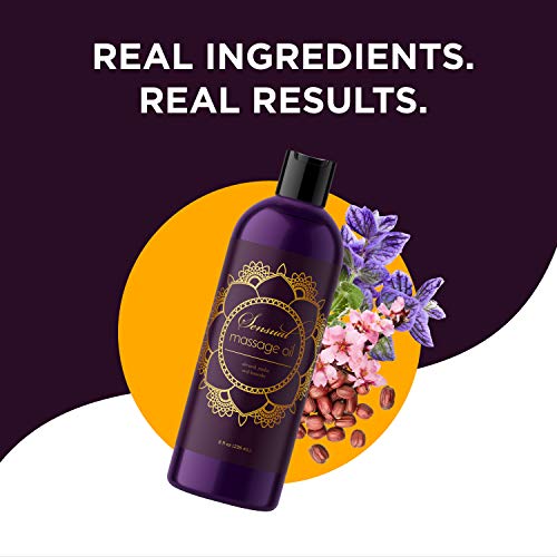 Aromatherapy Sensual Massage Oil for Couples - Aromatic Lavender Massage Oil ...