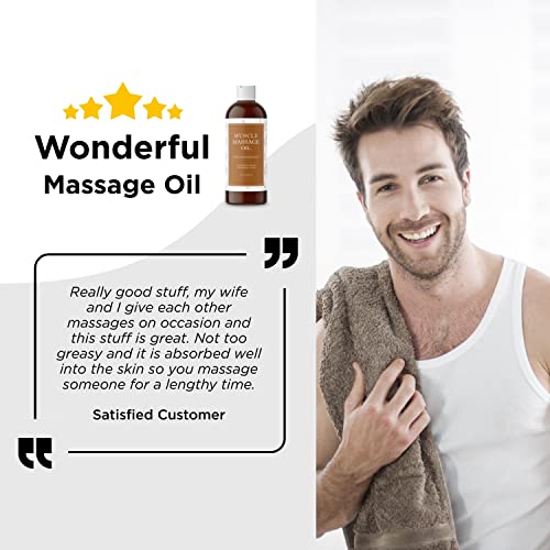 Aromatic Massage Oil for Massage Therapy - Sore Muscle Oil Massage Body Oil f...