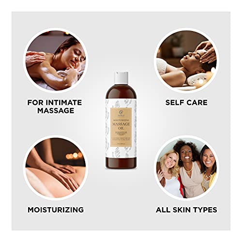 Moisturizing Massage Oil for Massage Therapy - Relaxing Body Oil for Dry Skin...