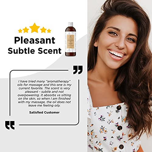 Moisturizing Massage Oil for Massage Therapy - Relaxing Body Oil for Dry Skin...