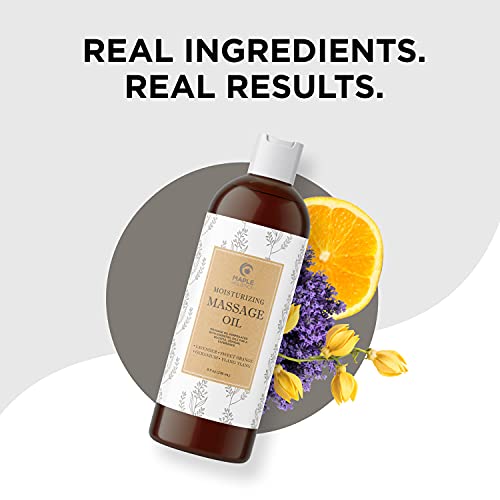 Moisturizing Massage Oil for Massage Therapy - Relaxing Body Oil for Dry Skin...