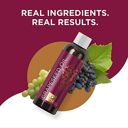 Pure Grapeseed Oil for Skin and Hair - Grapeseed Carrier Oil for Essential Oi...