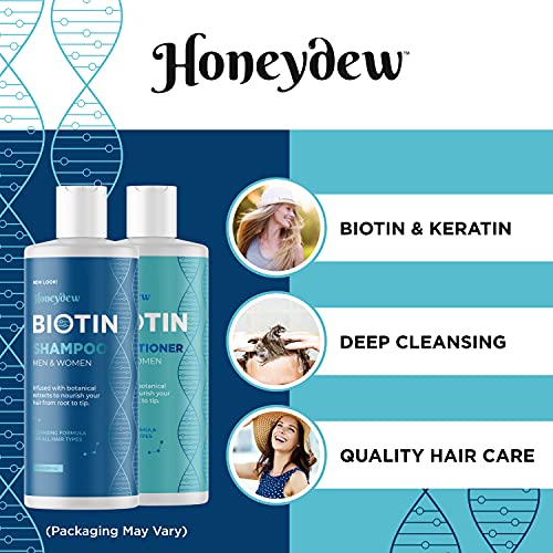 Volumizing Biotin Shampoo and Conditioner Set - Sulfate Free Shampoo and Cond...