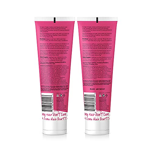 Marc Anthony Grow Long Biotin Shampoo and Conditioner Gift Set, Vitamin E and...
