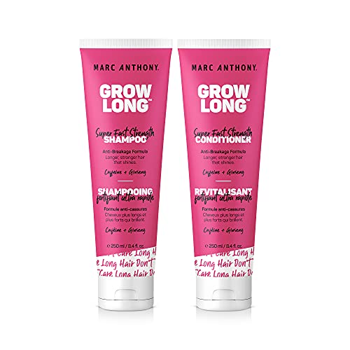 Marc Anthony Grow Long Biotin Shampoo and Conditioner Gift Set, Vitamin E and...
