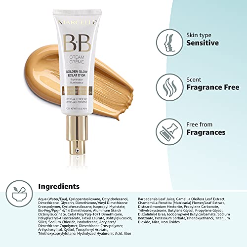 Marcelle BB Cream Golden Glow Beauty Balm, Universal Shade