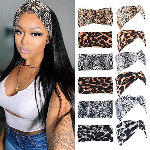 Fashion Headbands for Women Elastic Twisted Criss Cross Hair Bands for Girls ...
