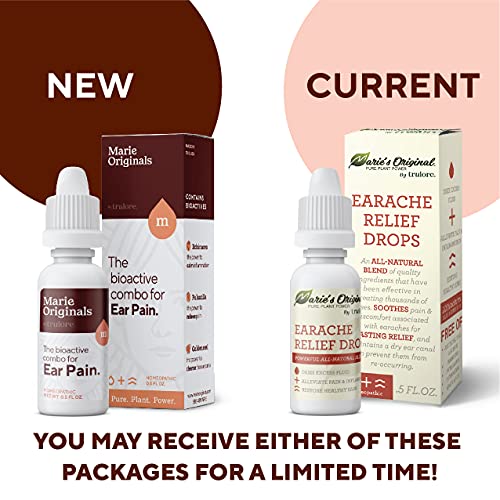 Natural Earache Drops for Ear Infection Prevention, Pain Relief, Swimmer's Ea...