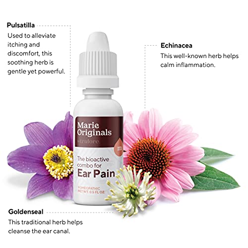 Natural Earache Drops for Ear Infection Prevention, Pain Relief, Swimmer's Ea...