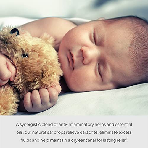 Natural Earache Drops for Ear Infection Prevention, Pain Relief, Swimmer's Ea...