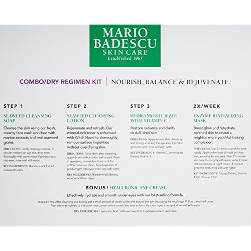 Mario Badescu Combo/Dry Regimen Kit
