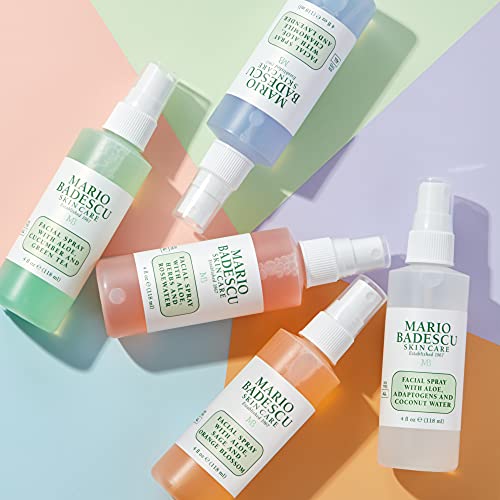 Mario Badescu Facial Spray with Aloe, Herbs and Rosewater, 4 Fl Oz