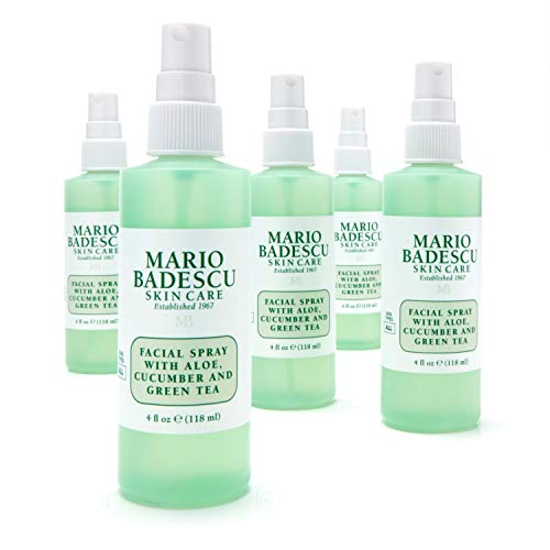 Mario Badescu Skin Care Facial Spray with Aloe, Cucumber And Green Tea, 4 Fl Oz