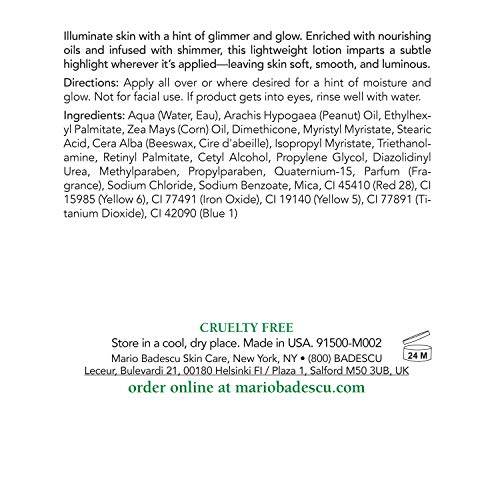 Mario Badescu Summer Shine Body Lotion, 6 Fl Oz