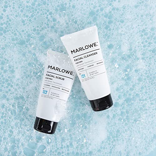 MARLOWE. No. 121 Facial Cleanser for Men 6oz | Daily Face Wash with Natural E...