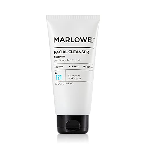 MARLOWE. No. 121 Facial Cleanser for Men 6oz | Daily Face Wash with Natural E...