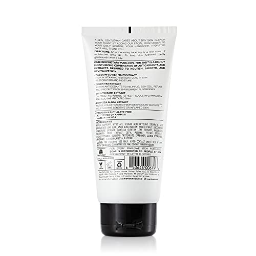 MARLOWE. No. 123 Men's Facial Moisturizer 6 oz | Lightweight Daily Face Lotio...