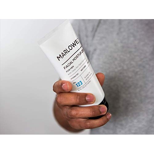 MARLOWE. No. 123 Men's Facial Moisturizer 6 oz | Lightweight Daily Face Lotio...