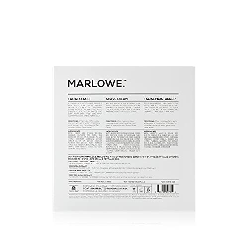 MARLOWE. No. 201 Everyday Face Kit for Men | Men Facial Care Starter Set | Da...