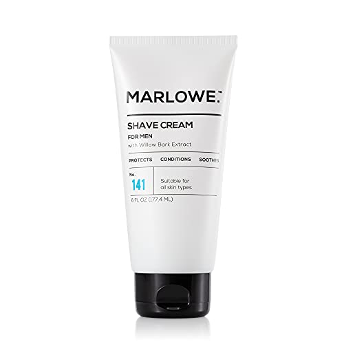 MARLOWE. Shave Cream with Shea Butter & Coconut Oil No. 141 6 oz | Natural Sh...