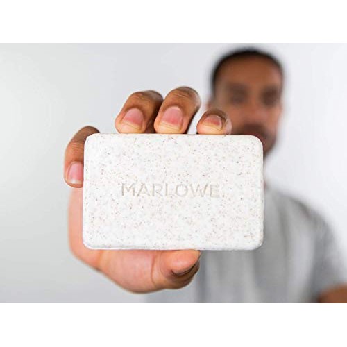 MARLOWE. No. 102 Men's Body Scrub Soap 7 oz | Best Exfoliating Bar for Men | ...