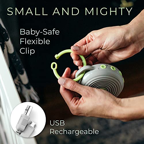 Yogasleep Hushh Portable White Noise Machine for Baby | 3 Soothing, Natural S...