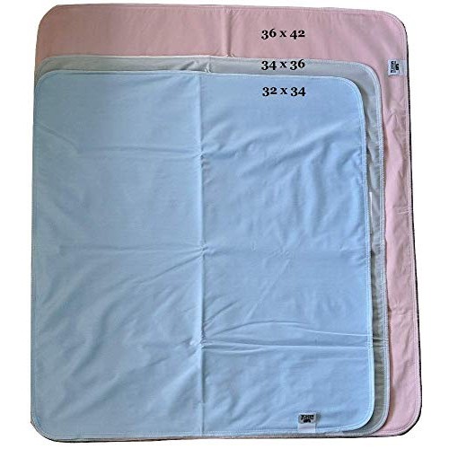 Bed Pad Washable Incontinence Underpad - Heavy Duty, Absorbent Stain Masking ...