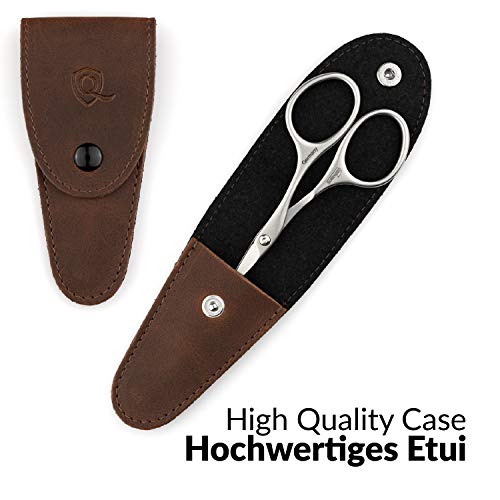 marQus INOX Cuticle Scissors extra fine curved Scissors extra sharp in handy ...