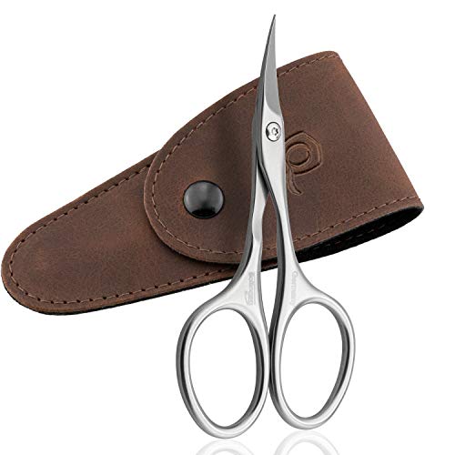 marQus INOX Cuticle Scissors extra fine curved Scissors extra sharp in handy ...
