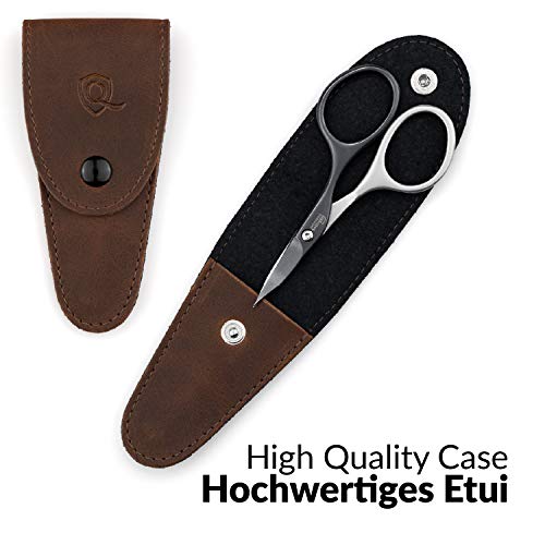 marQus INOX Titanium self sharpening Nail and Cuticle Scissors, fine, curved ...