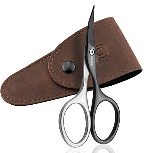 marQus INOX Titanium self sharpening Nail and Cuticle Scissors, fine, curved ...