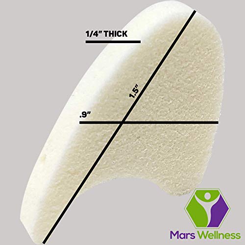 Mars Wellness Full Foam Toe Separators - Toe Spacers for Corn, Blisters, and ...