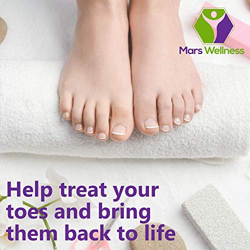 Mars Wellness Gel Toe Separators 2 Pair - 3 Loop Crest Toe Straightener - Gel...