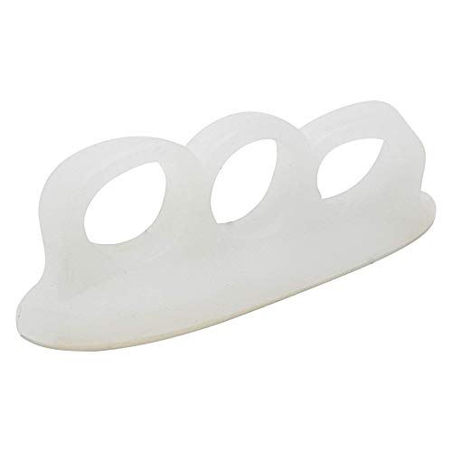 Mars Wellness Gel Toe Separators 2 Pair - 3 Loop Crest Toe Straightener - Gel...