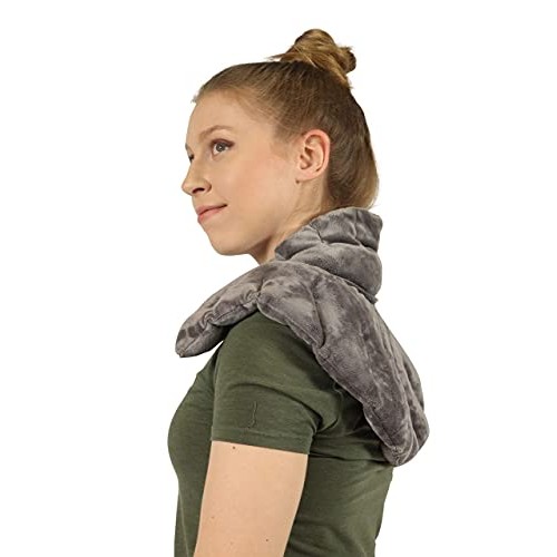 Mars Wellness Heated Microwaveable Neck and Shoulder Wrap - Herbal Hot/Cold D...