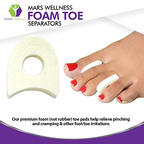 Premium Foam Toe Separators - Toe Spacers for Corn, Blister, and Hammer Toe R...