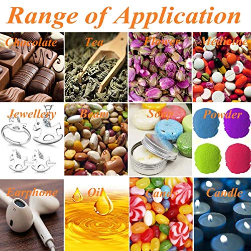 30 ml（1 oz）24 Pack Silver Aluminum Round Lip Balm Tin Storage Jar Container...