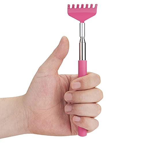 Marvolia 4 Pack Back Scratchers Telescoping Metal Back Scratcher for Adults w...
